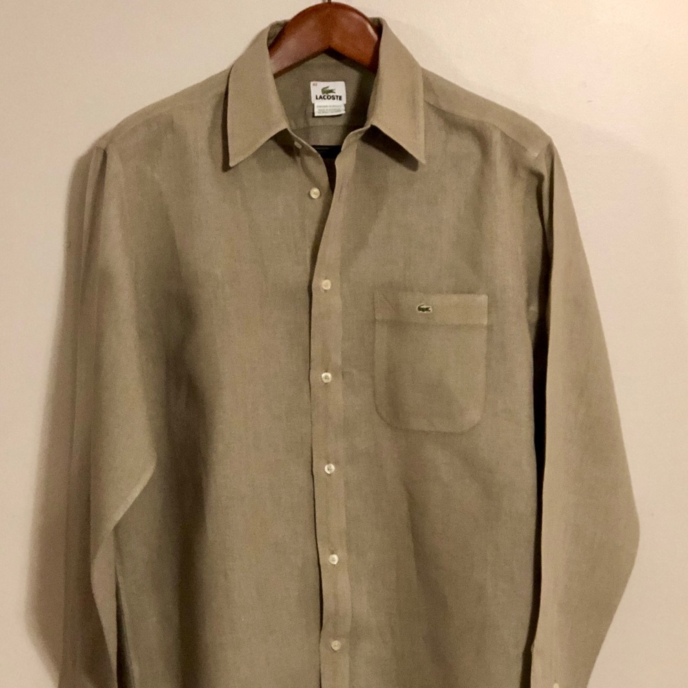 LaCoste 100% Linen shirt